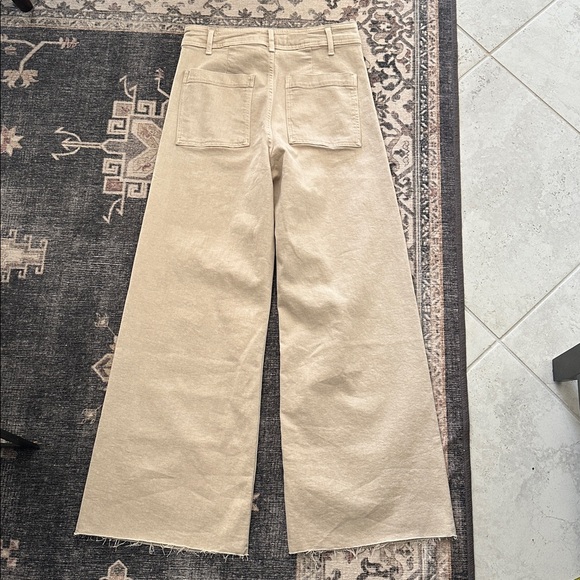 ZARA Tan Wide Leg Trousers - Picture 4 of 4